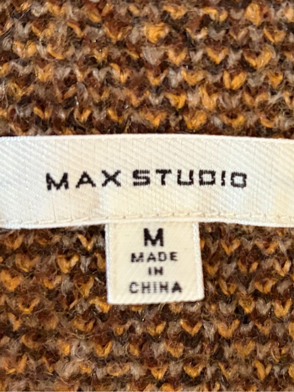 Max Studio Open Front Sweater Jacket - Size Medium - Picture 10 of 11